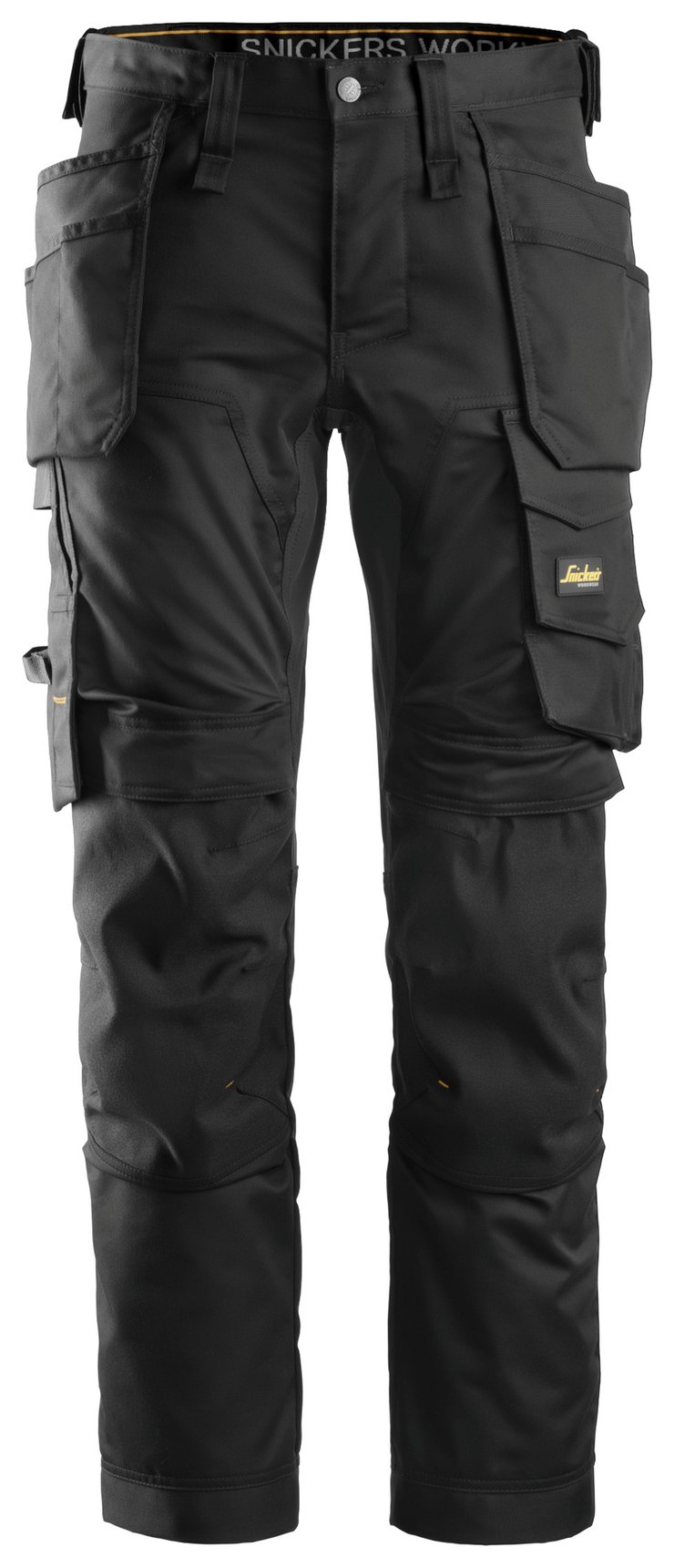 Snickers 6241 AllRoundWork Stretch Trousers Holster Pocket – BLACK/BLACK