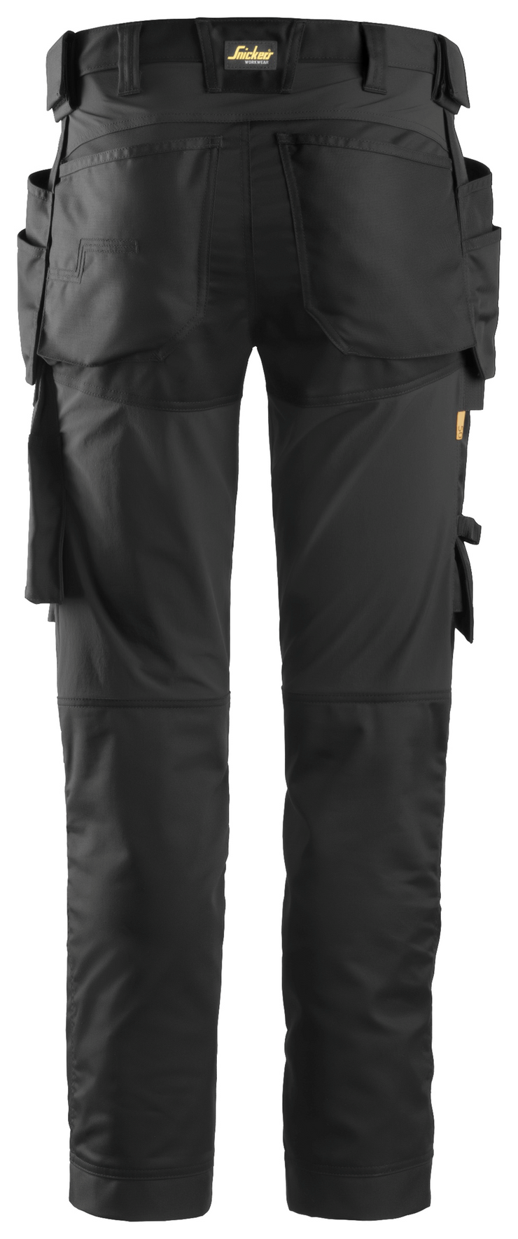 Snickers 6241 AllRoundWork Stretch Trousers Holster Pocket – BLACK/BLACK