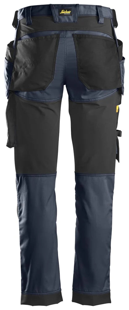 Snickers 6241 AllRoundWork Stretch Trousers Holster Pocket – NAVY/BLACK