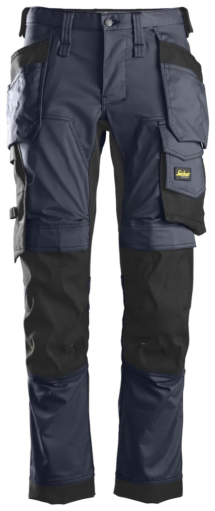 Snickers 6241 AllRoundWork Stretch Trousers Holster Pocket – NAVY/BLACK