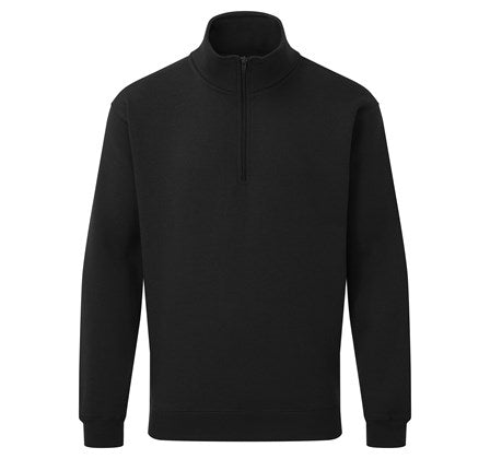 Fort 167 Workforce 1/4 Zip Sweatshirt - Black