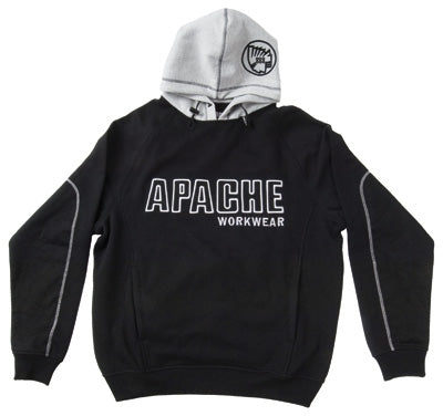 Apache Hooded Sweatshirt - Black / Grey