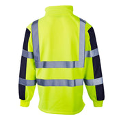 Supertouch Hi Vis 2 Tone Rugby Shirt - Yellow