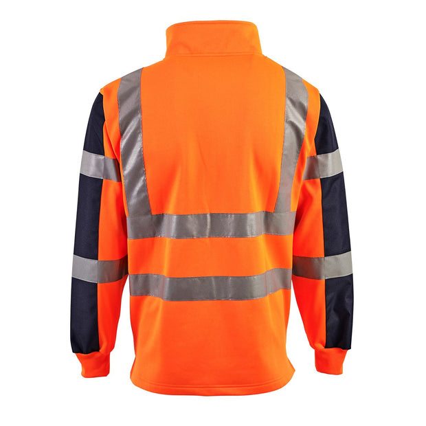 Supertouch Hi Vis 2 Tone Rugby Shirt - Orange