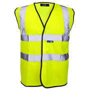 Supertouch Hi Vis Velcro Vest - Yellow