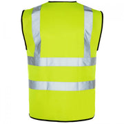 Supertouch Hi Vis Velcro Vest - Yellow