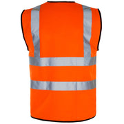 Supertouch Hi Vis Velcro Vest - Orange