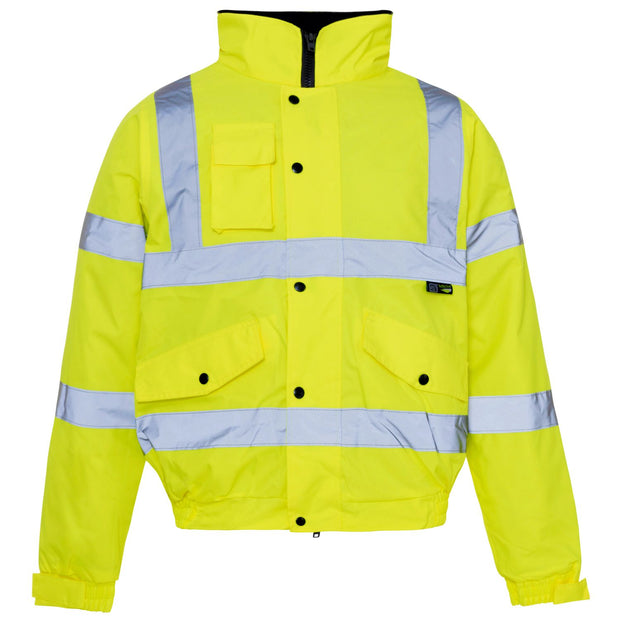 Supertouch Hi Vis Storm Bomber Jacket - Yellow