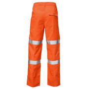 Supertouch Hi Vis 2 Band Ballistic Trousers - Orange