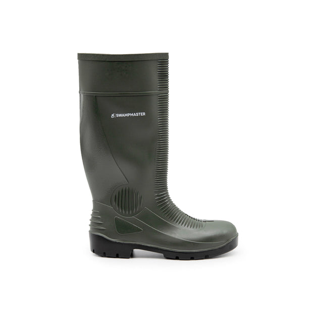 Swampmaster Contractor S5 Safety PVC Wellington - Green