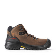 Sixton Stelvio Safety Boot S3 Vibram Sole - Brown