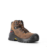 Sixton Stelvio Safety Boot S3 Vibram Sole - Brown