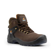 Xpert Warrior Safety Laced Boot - Brown