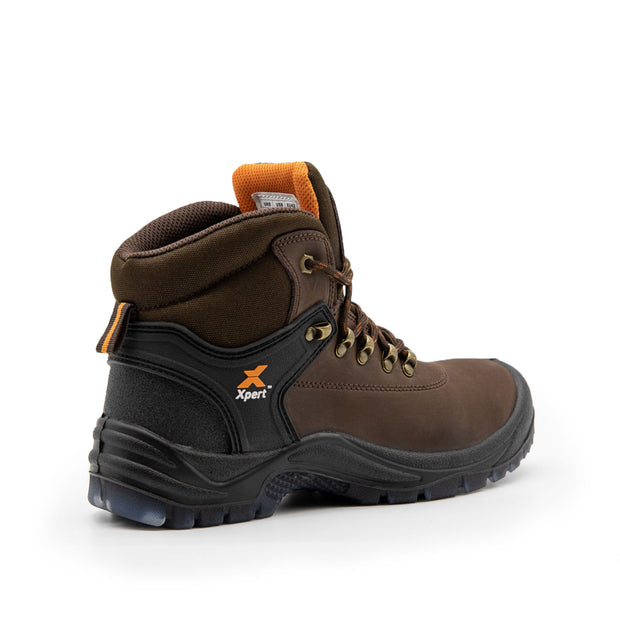 Xpert Warrior Safety Laced Boot - Brown